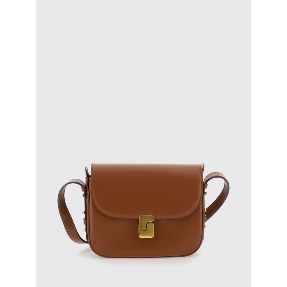 Soeur Women Bellissima Smooth Leather Mini Crossbody Bag Soeur With Buckle